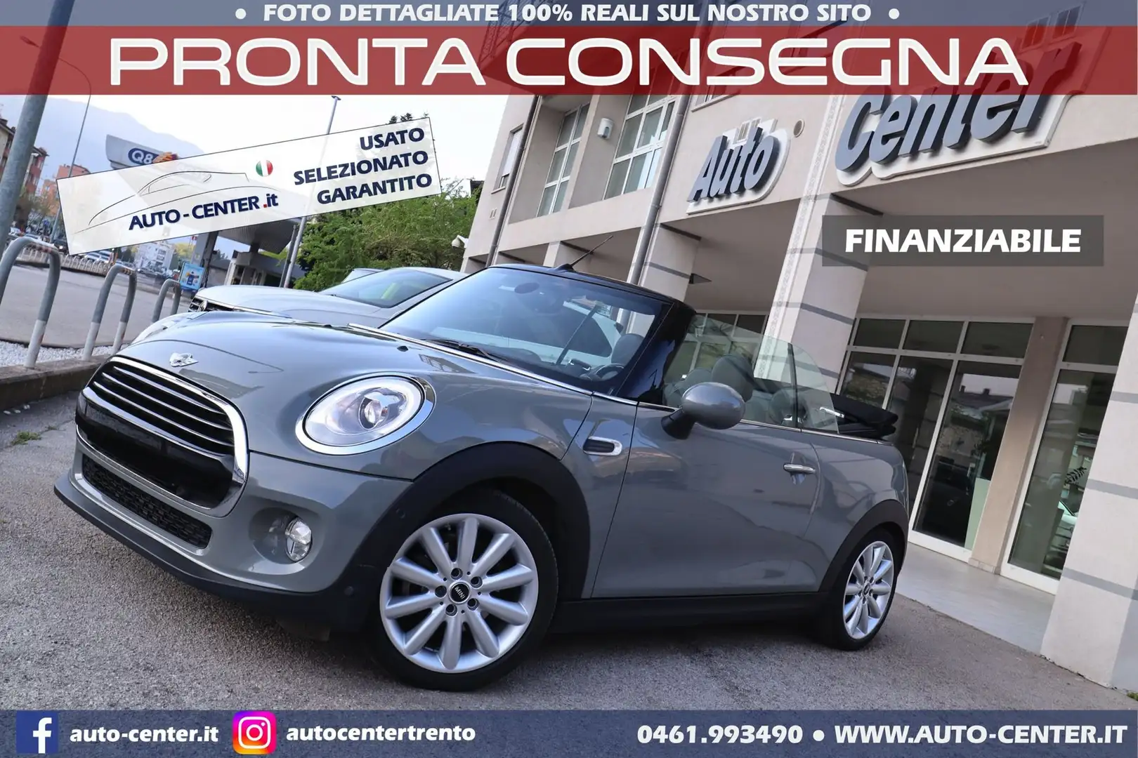 MINI Cooper Cabrio 1.5 Cooper Cabrio Aut. Grigio - 1