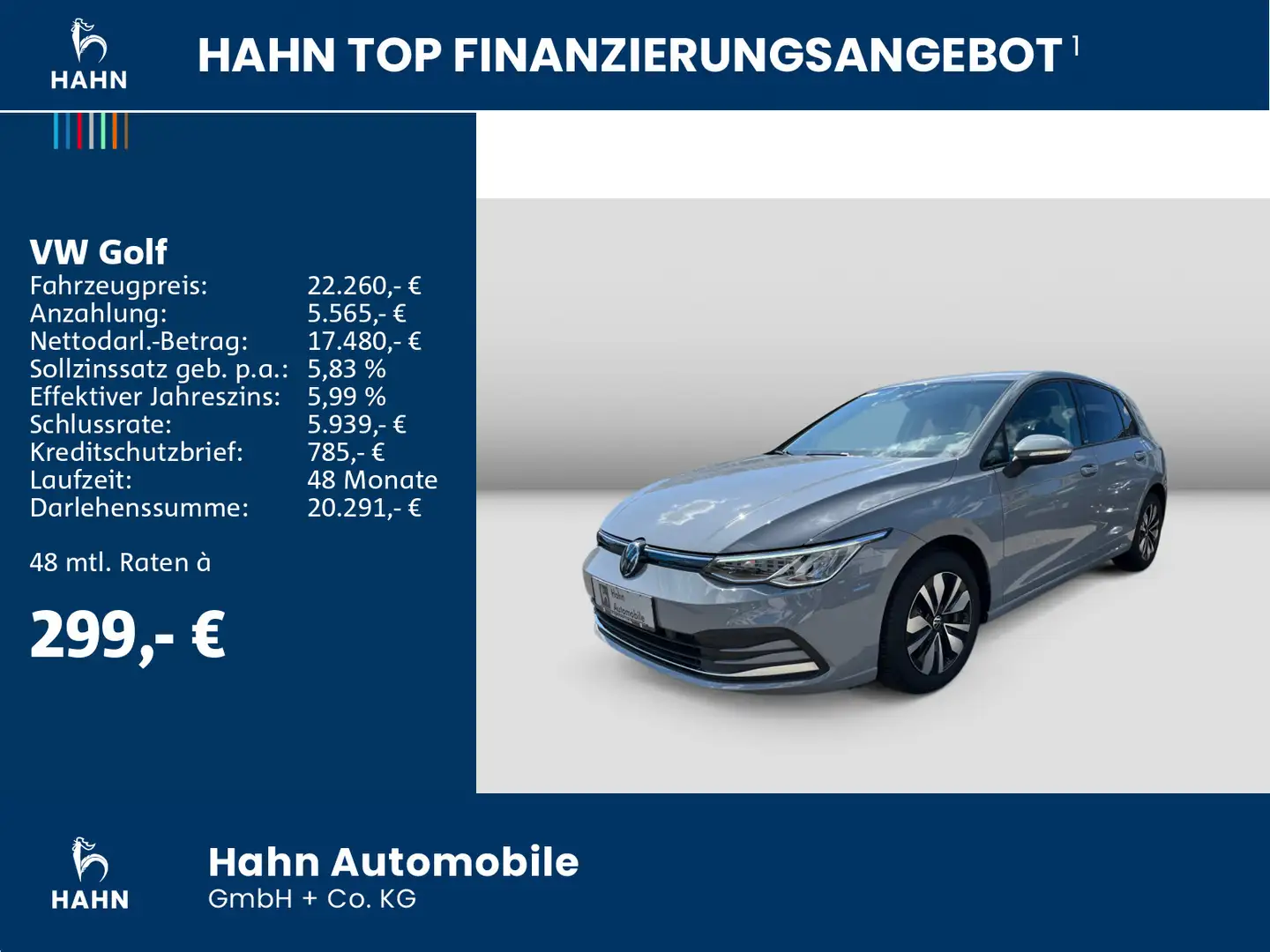 Volkswagen Golf VIII Move 1.5TSI ACC LED NAVI SITZHEIZUNG Grau - 2