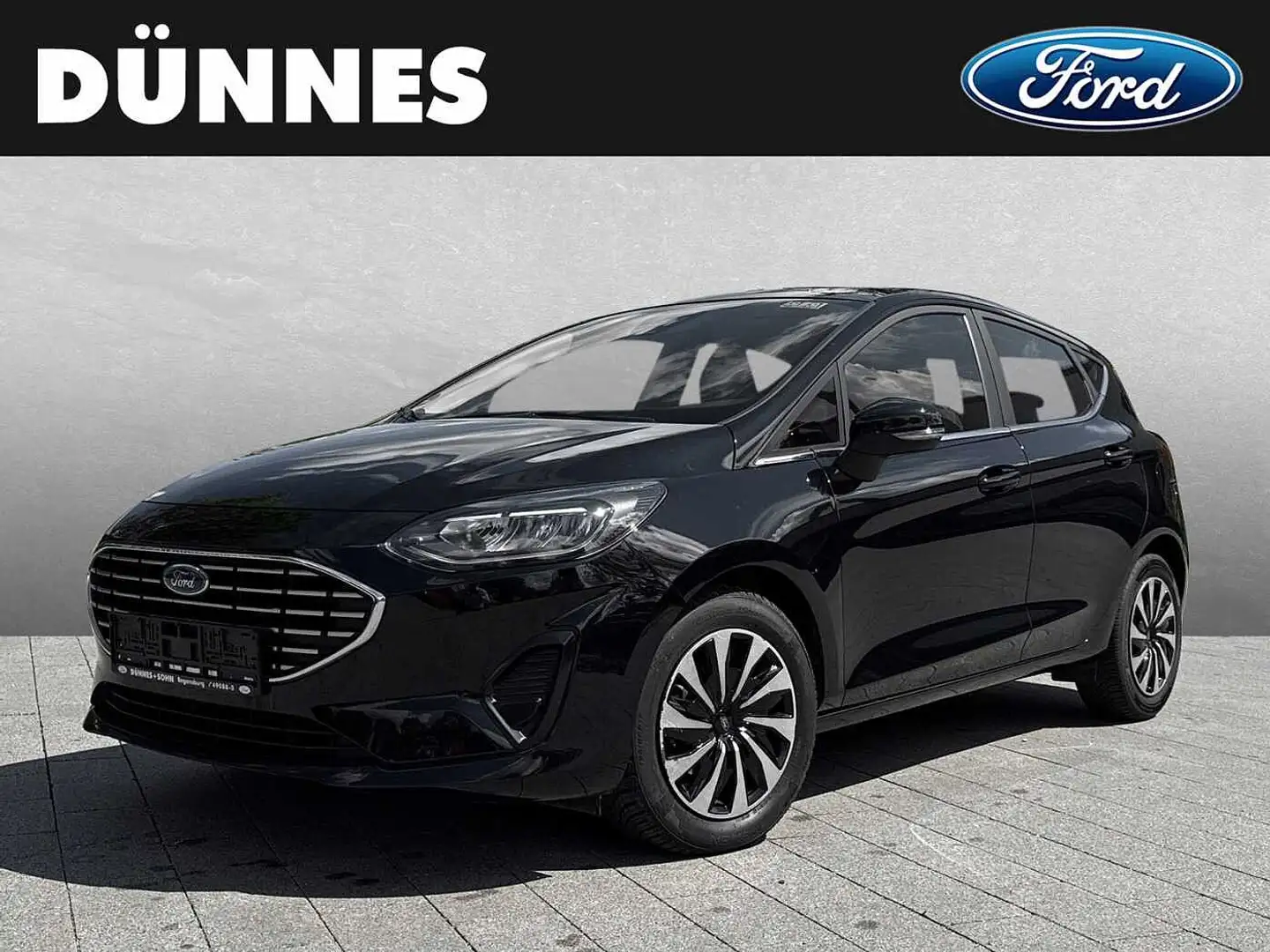 Ford Fiesta 1.0 EcoBoost Hybrid TITANIUM *AUTOMATIK* Noir - 1
