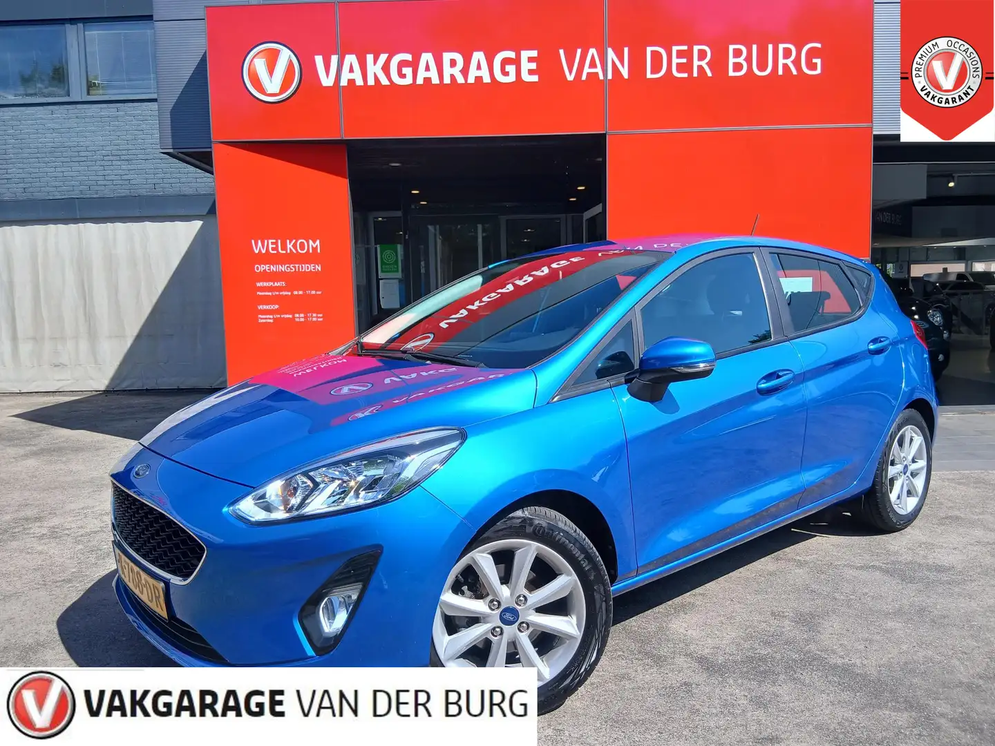 Ford Fiesta 1.0 EcoBoost Connected Apple CarPlay Android Auto Blauw - 1