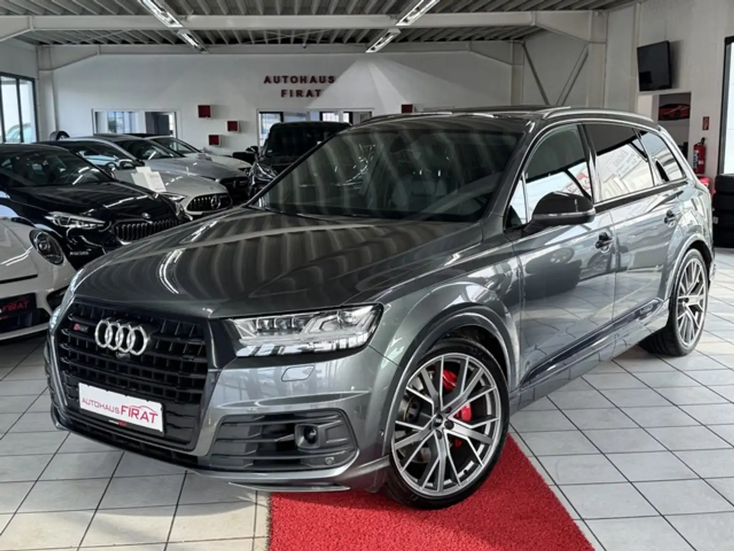 Audi SQ7 4.0 TDI quattro PanoSD+Kamera+AHK+7-Sitzer Grau - 1