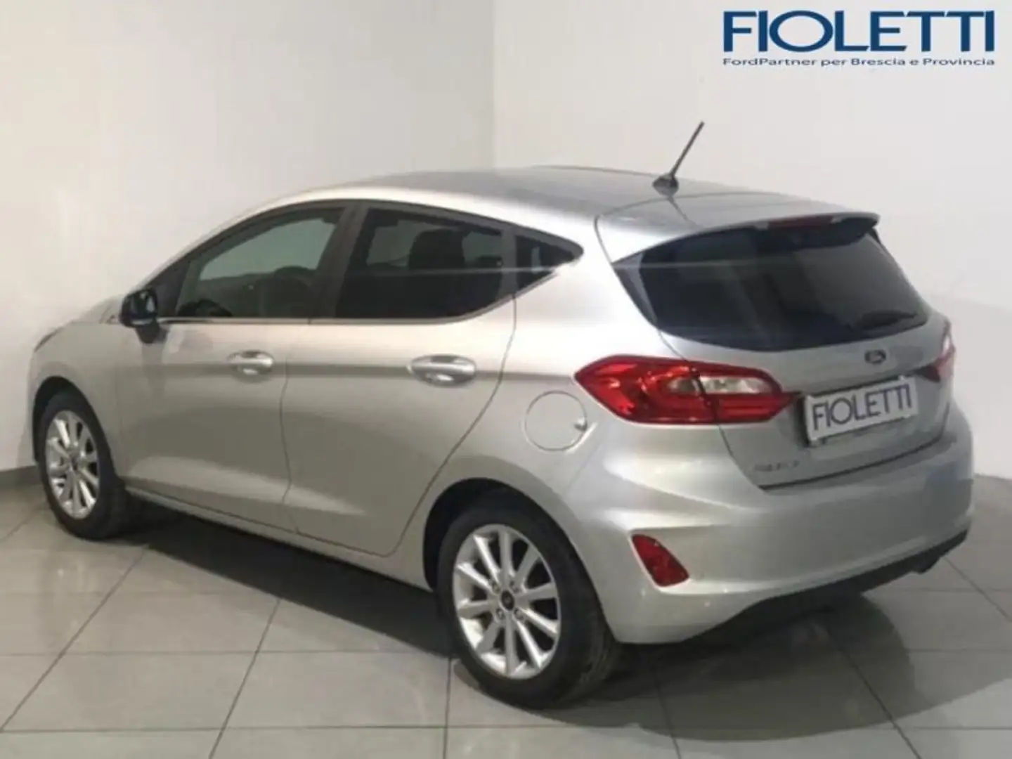 Ford Fiesta 7ª SERIE 1.0 ECOBOOST HYBRID 125 CV 5 PORTE TITAN Argento - 2