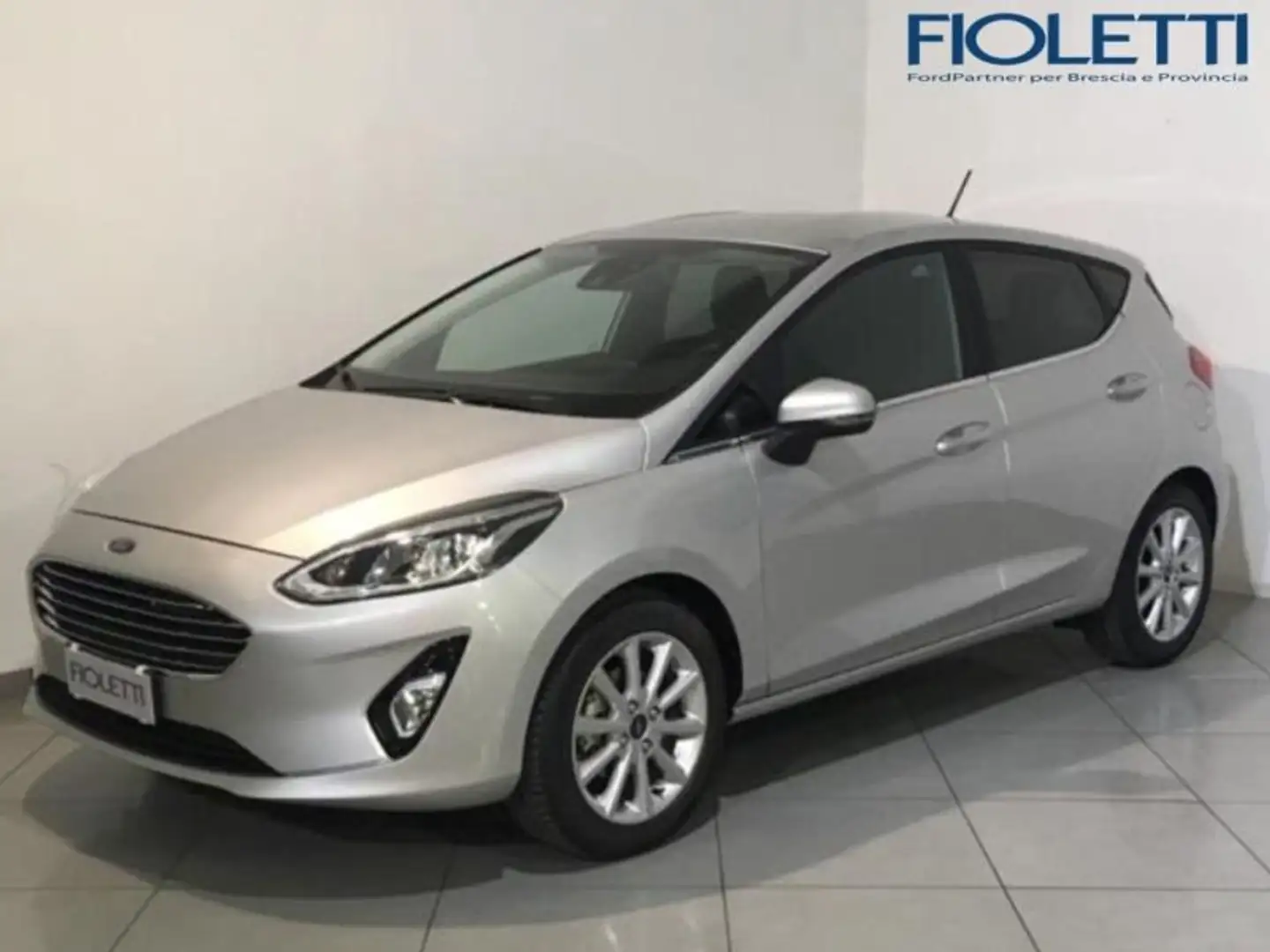 Ford Fiesta 7ª SERIE 1.0 ECOBOOST HYBRID 125 CV 5 PORTE TITAN Argento - 1