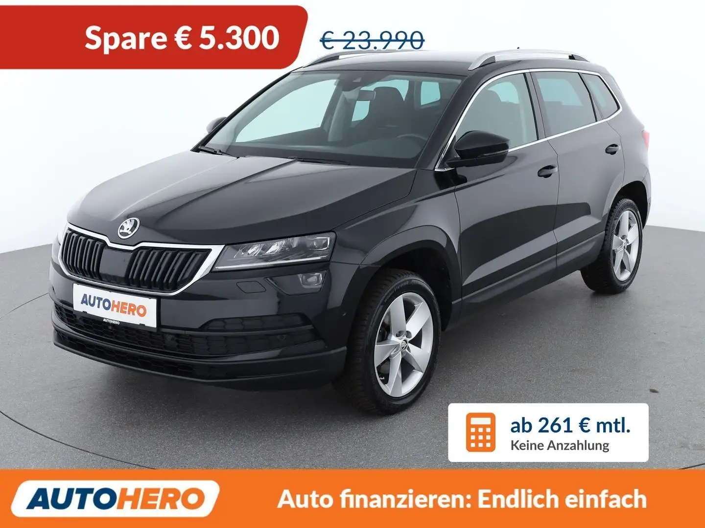 Skoda Karoq 1.5 TSI ACT Style Schwarz - 1