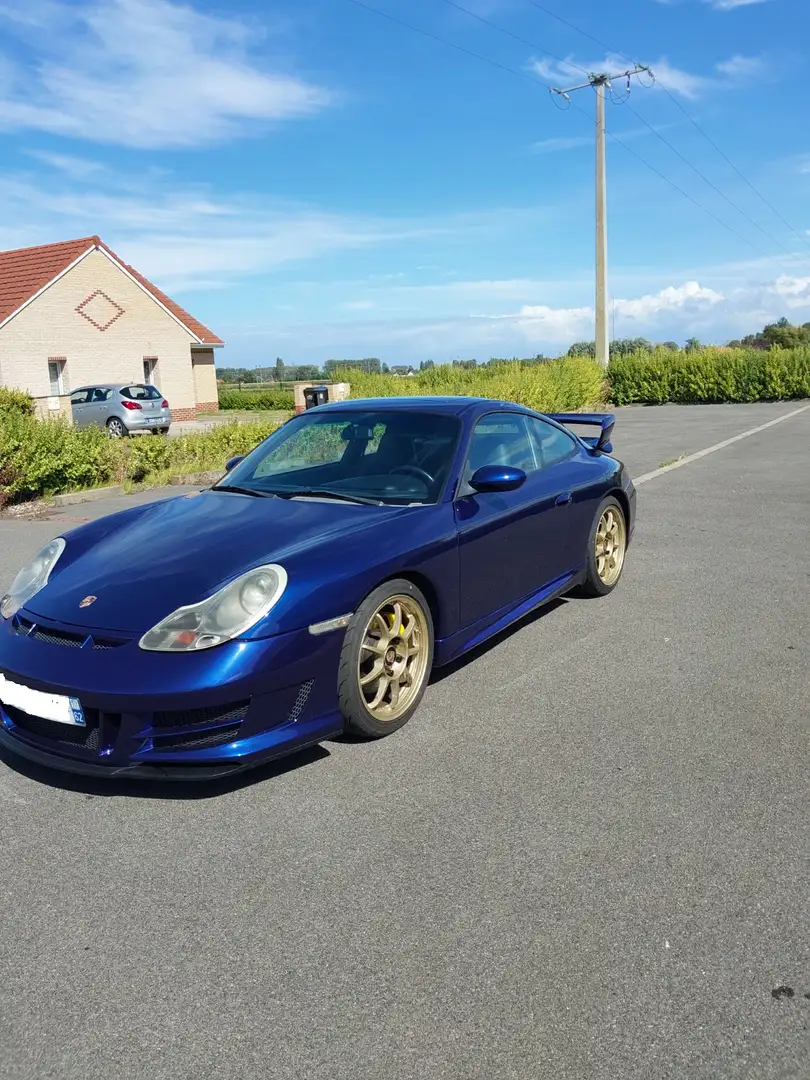 Porsche 996 carrera 4 Bleu - 2
