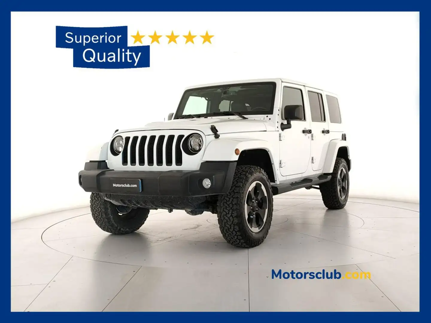Jeep Wrangler Unlimited 2.8 CRD Sahara Auto - solo operatori Bianco - 1