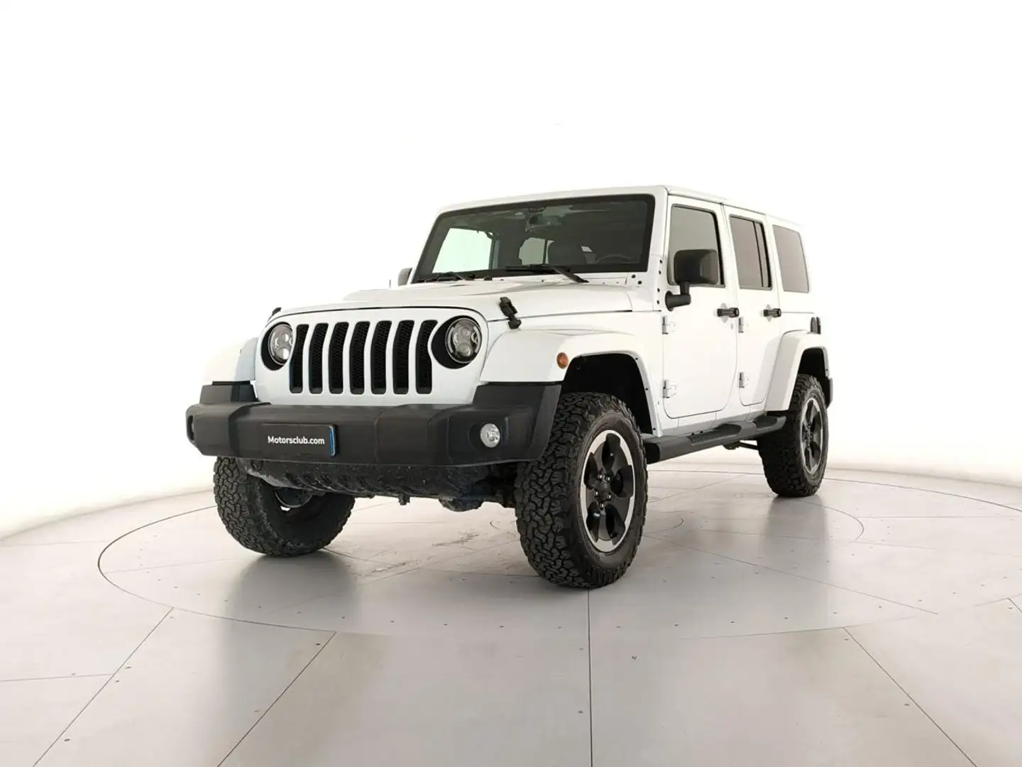 Jeep Wrangler Unlimited 2.8 CRD Sahara Auto - solo operatori Bianco - 2