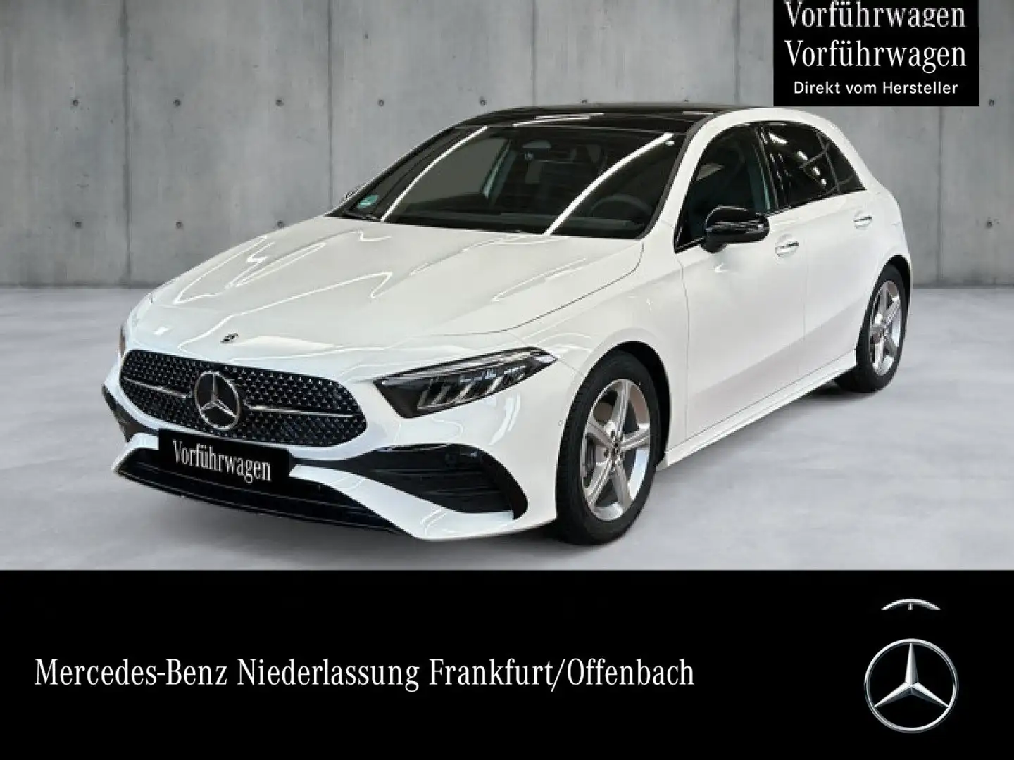 Mercedes-Benz A 200 AMG+NIGHT+PANO+LED+KAMERA+TOTW+KEYLESS+7G Weiß - 1