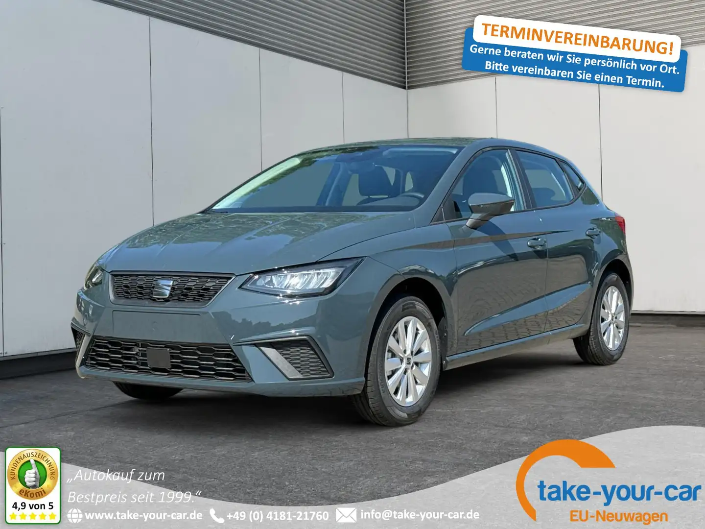 SEAT Ibiza STYLE+SHZ+LED+PDC+GRA+Full Link 1.0 MPI 59 kW (... Blau - 1