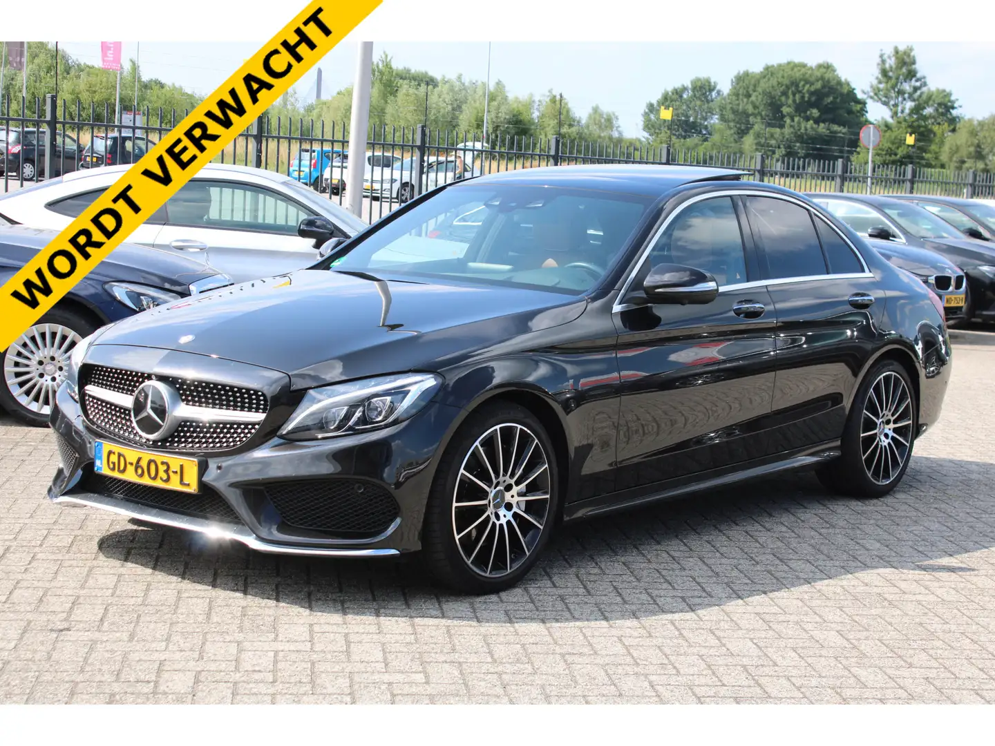 Mercedes-Benz C 400 4MATIC AMG DESIGNO LEDER MEMORY PANORAMADAK HUD BU Noir - 1