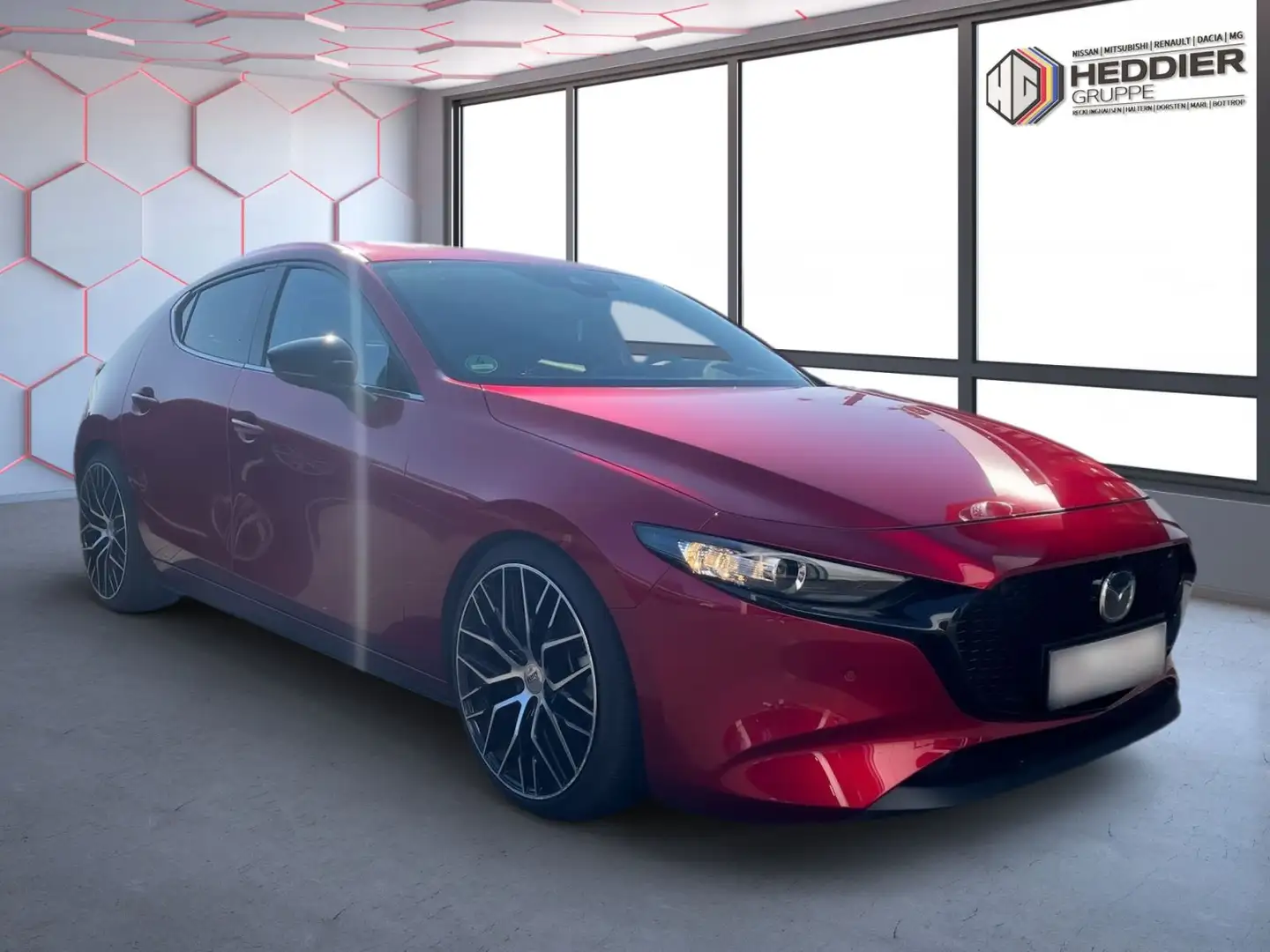 Mazda 3 Lim. 5-trg. Homura *360*Tieverlegung*Breitreif Roşu - 2