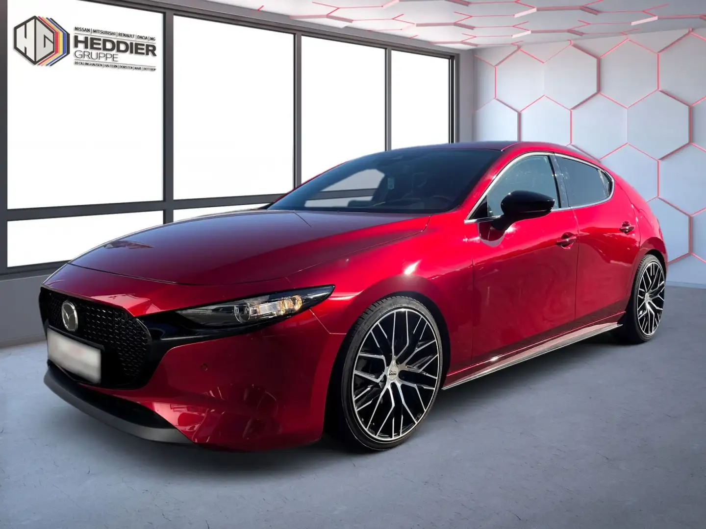 Mazda 3 Lim. 5-trg. Homura *360*Tieverlegung*Breitreif Rouge - 1