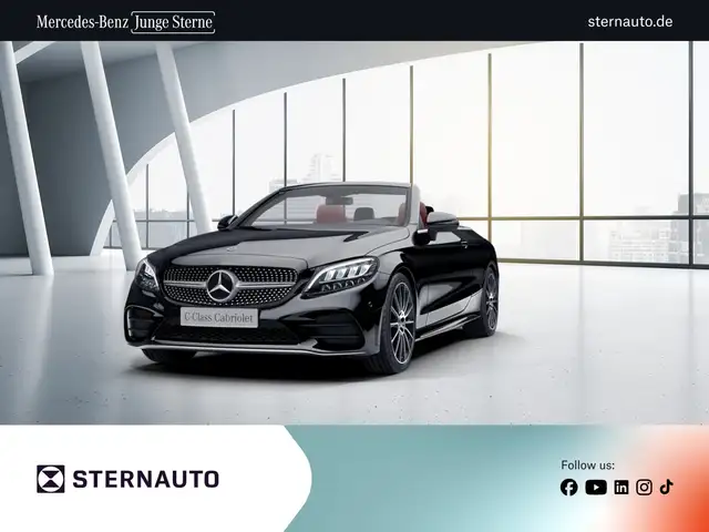 Mercedes-Benz C 180 AMG Line/Navi/Kamera/LED/Leder/Sitzhzg. KEYLESS-GO Start-Funktion/Styling/Autom./Klima/Park-Assist./Airscarf/MF-Lenkrad