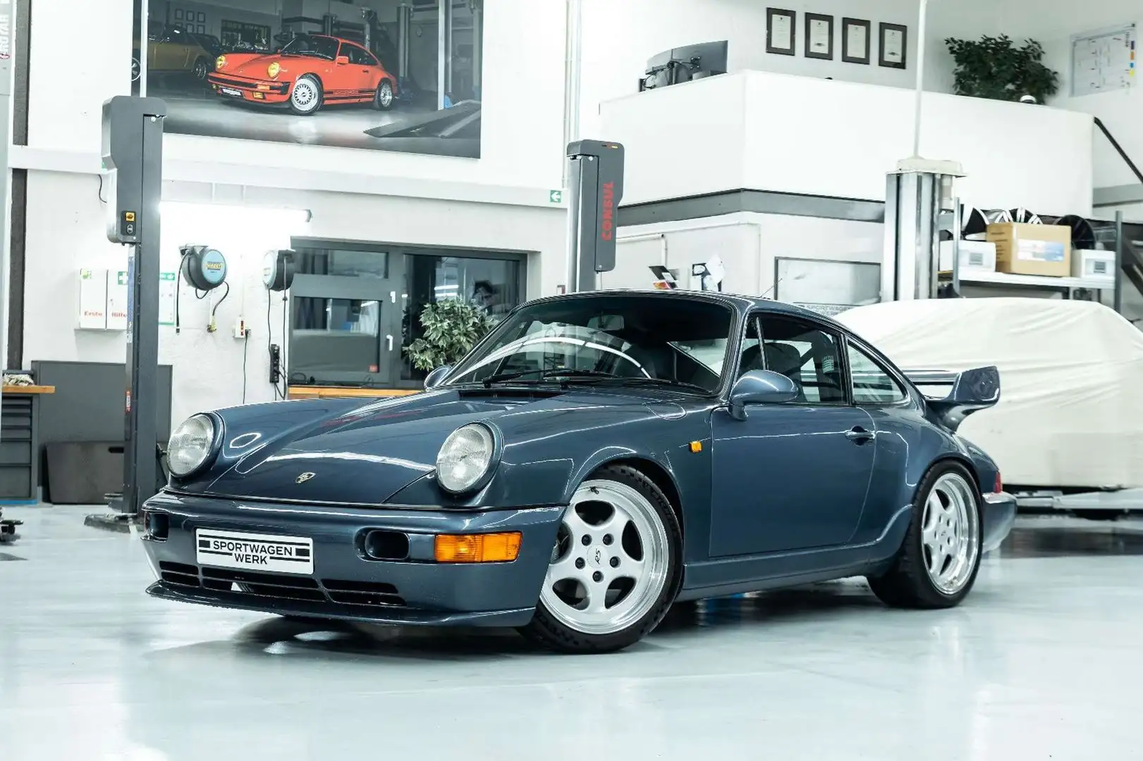 Porsche 911 Carrera I 964 RS Optik I 964 Motor I Recaro Blau - 1