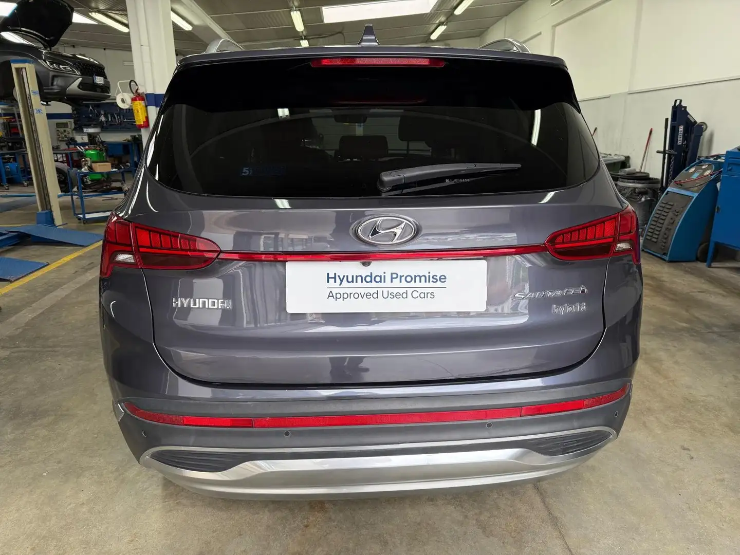 Hyundai SANTA FE Santa Fe 1.6 hev Anniversary 4wd 7p.t Gris - 2