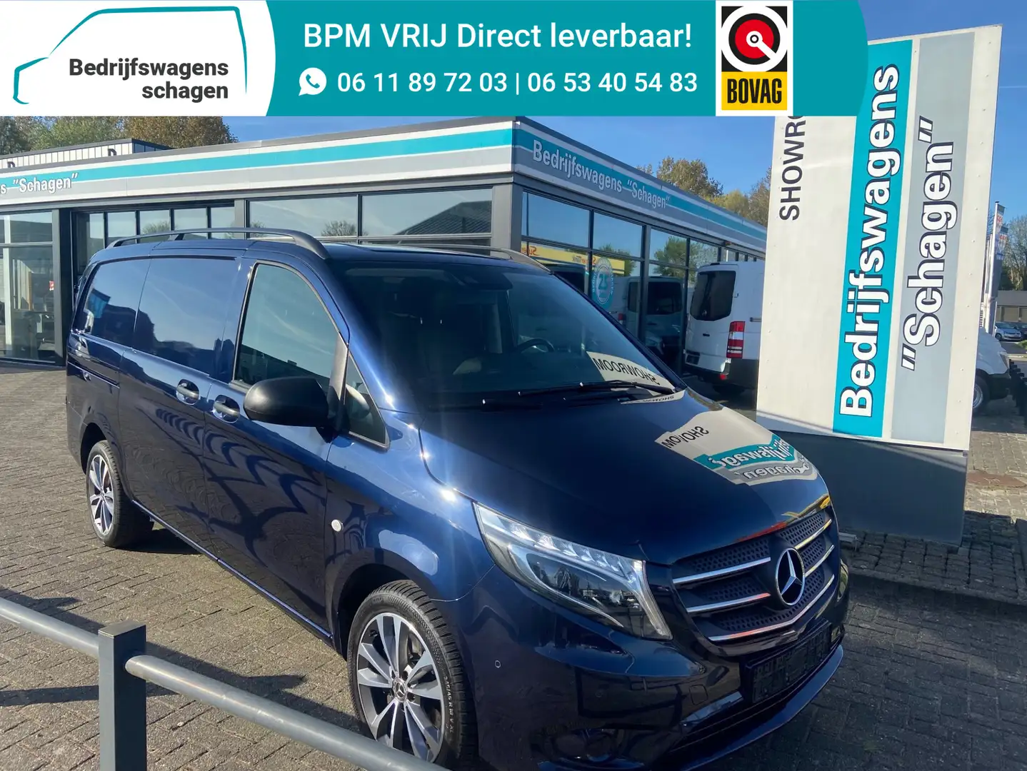 Mercedes-Benz Vito 119 CDI L2 E6 | NAP | Trekhaak 2.5T | LED | Leder Blauw - 1