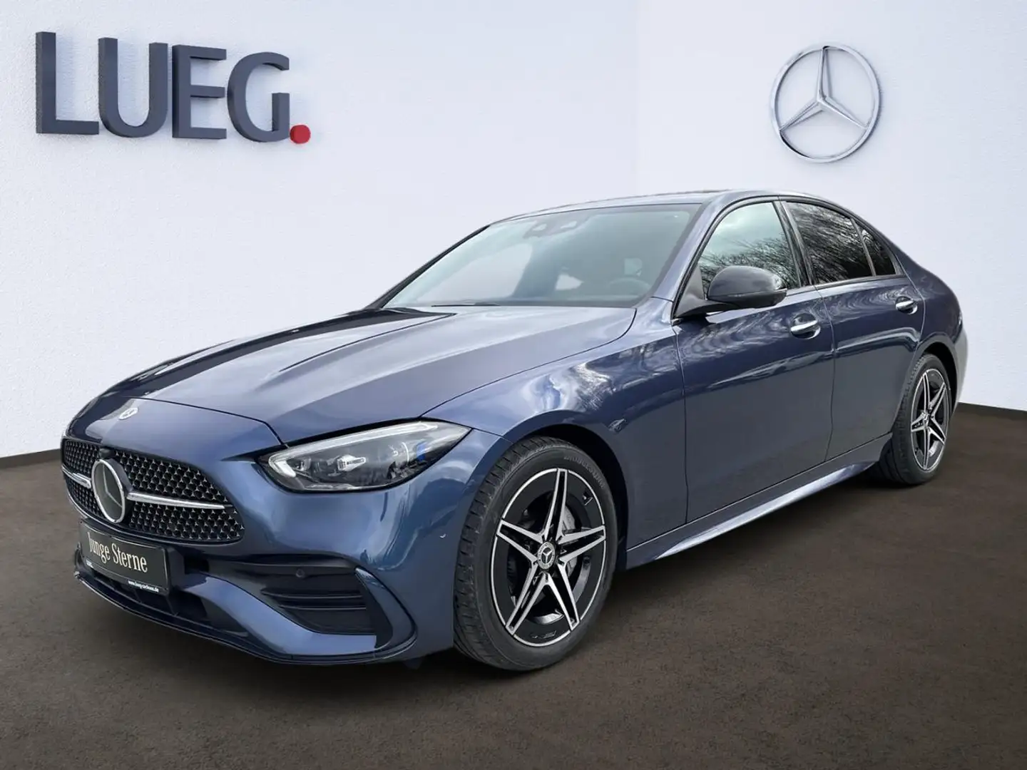 Mercedes-Benz C 200 4MATIC AMG-ADVANCED+DISTRONIC+SURROUND+ Blau - 2