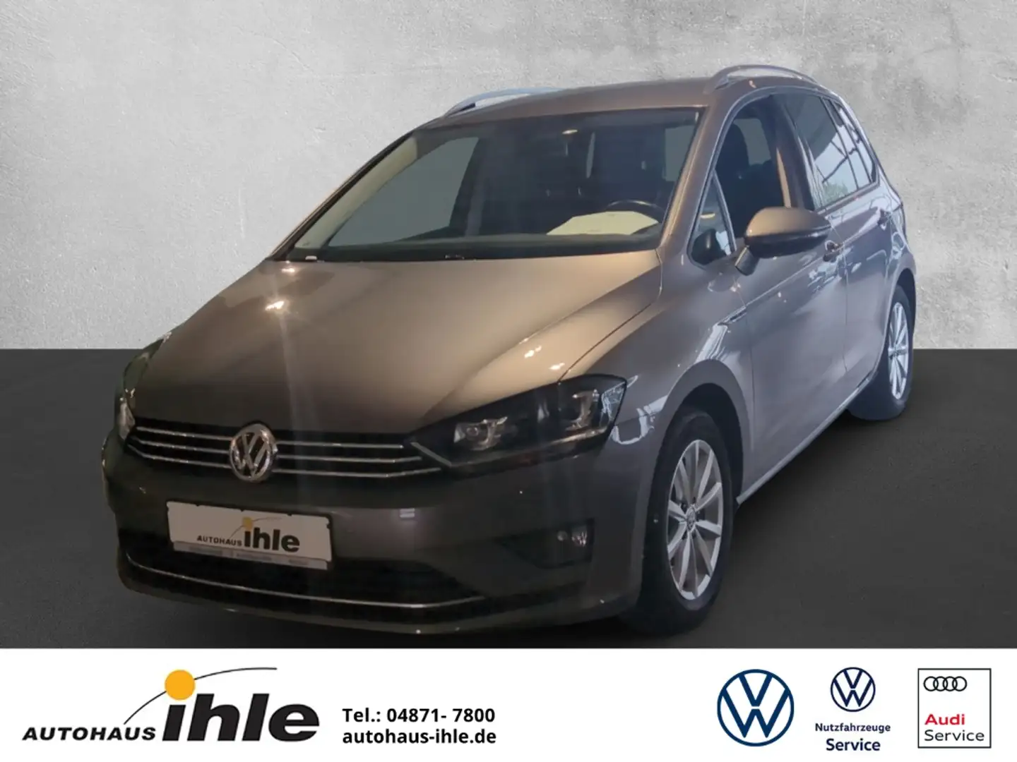 Volkswagen Golf Sportsvan 1,4 TSI DSG Lounge AHK+BI-XENON Grau - 1