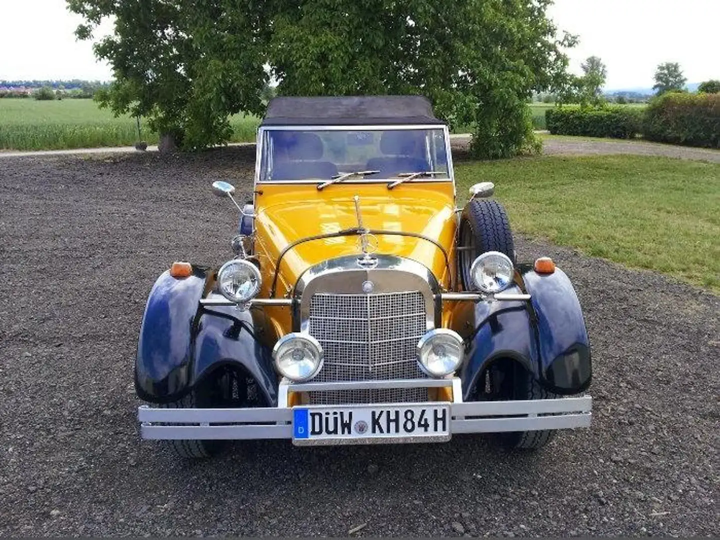 Mercedes-Benz SSK 1929 Replika Geel - 2