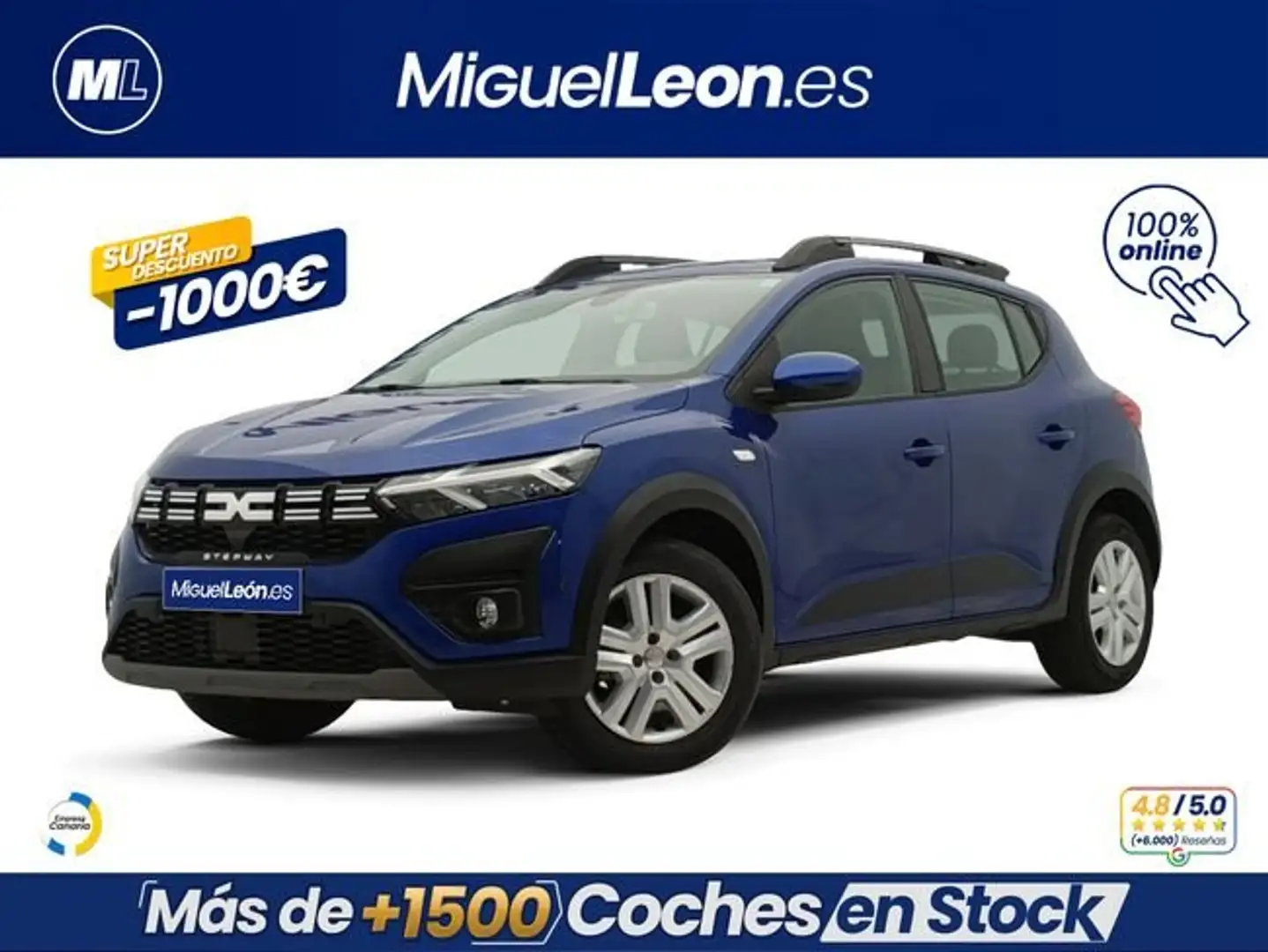 Dacia Sandero Stepway TCe Expresion 67kW Azul - 1