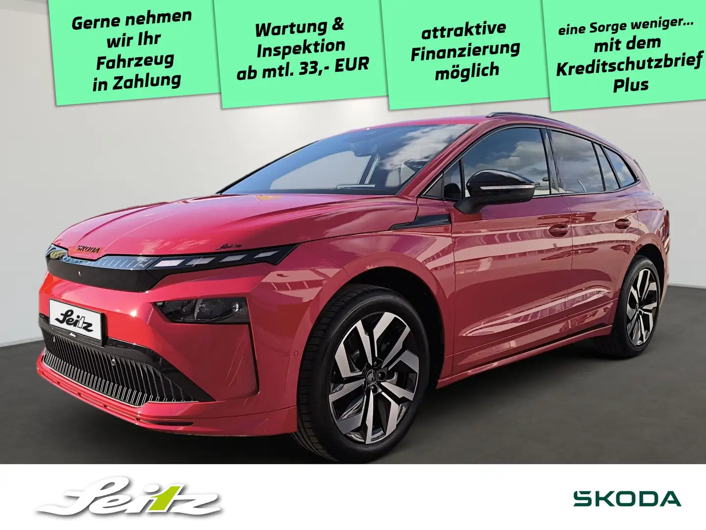 Skoda Enyaq 85x Sportline *AHK*NAVI*KAMERA*SITZH* Rojo - 1