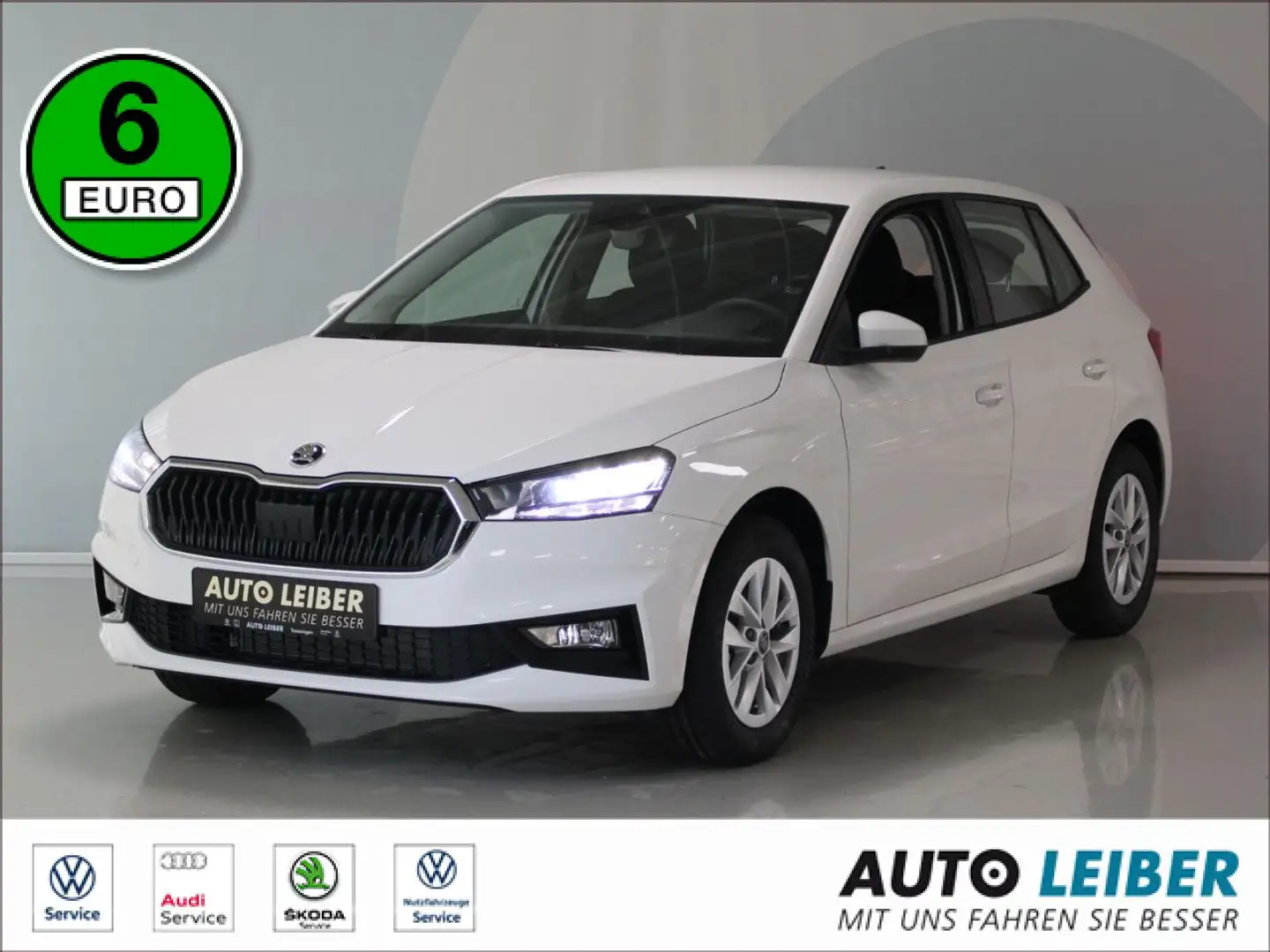 Skoda Fabia 1.0 TSI Selection LED/Shz./Cam Bluetooth Blanco - 1
