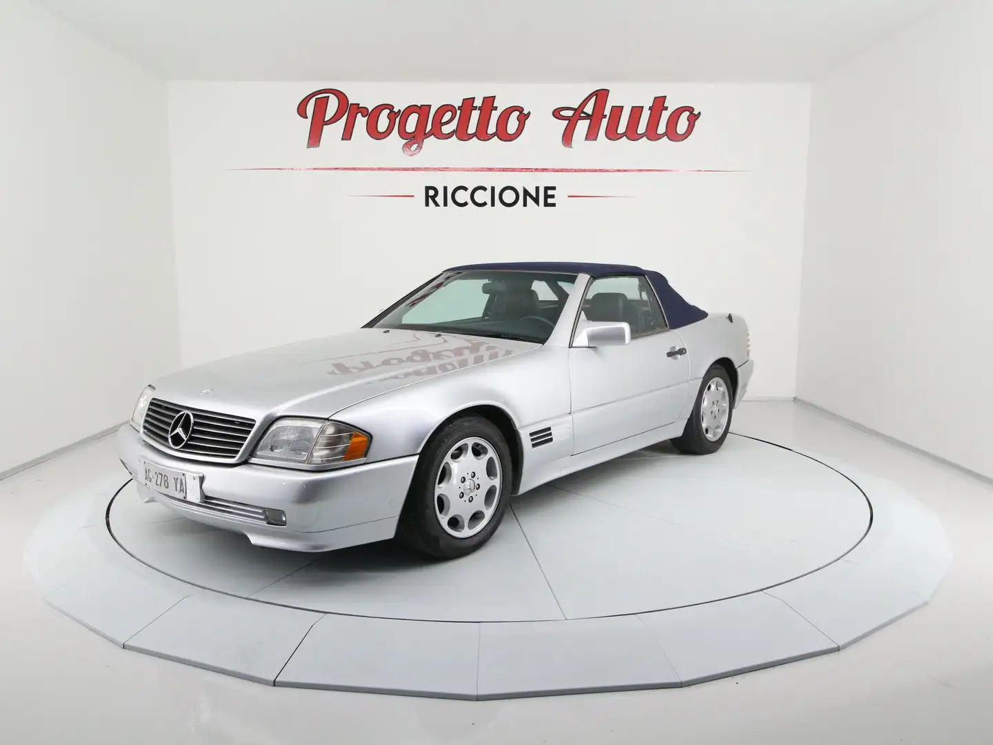 Mercedes-Benz SL 500 V8 ASI C.AUT FATTURE CRUISE 4 POSTI SED RISC Grigio - 2