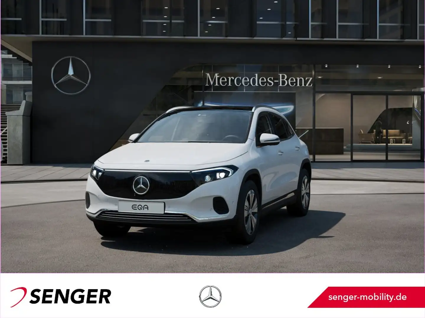 Mercedes-Benz EQA 300 4M Progressive Panorama AHK 360°-Kamera Alb - 1