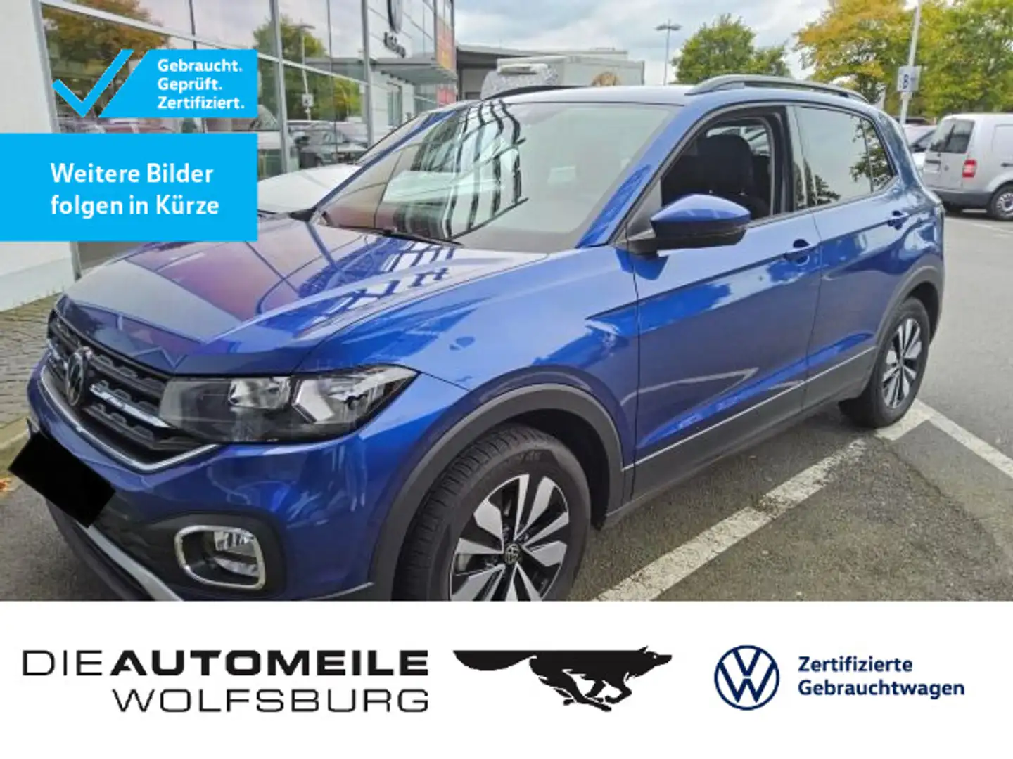 Volkswagen T-Cross 1.0 TSI Move ACC/Einparkhi/Multilenk Blau - 1