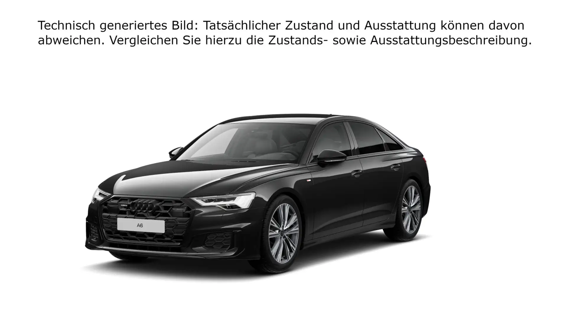 Audi A6 45 TFSI quattro S tronic S line Schwarz - 2