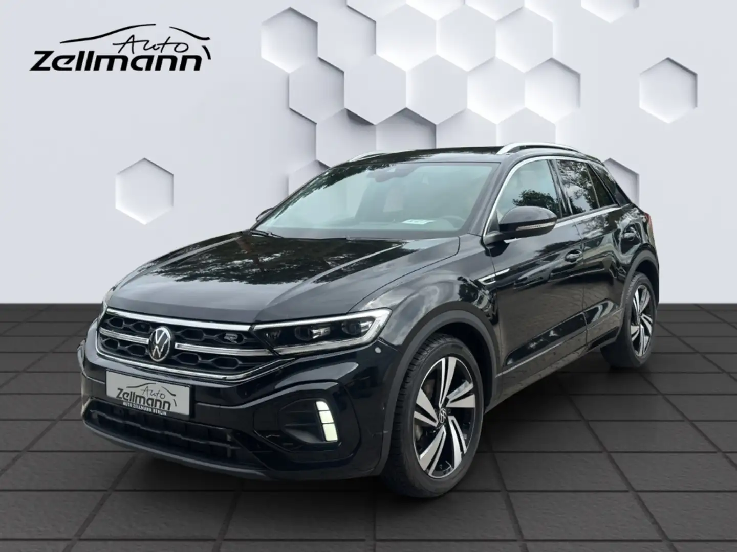Volkswagen T-Roc EU6d 1.5 TSI DSG 110kW R-Line LED AHZV Rückfahrkam Nero - 1