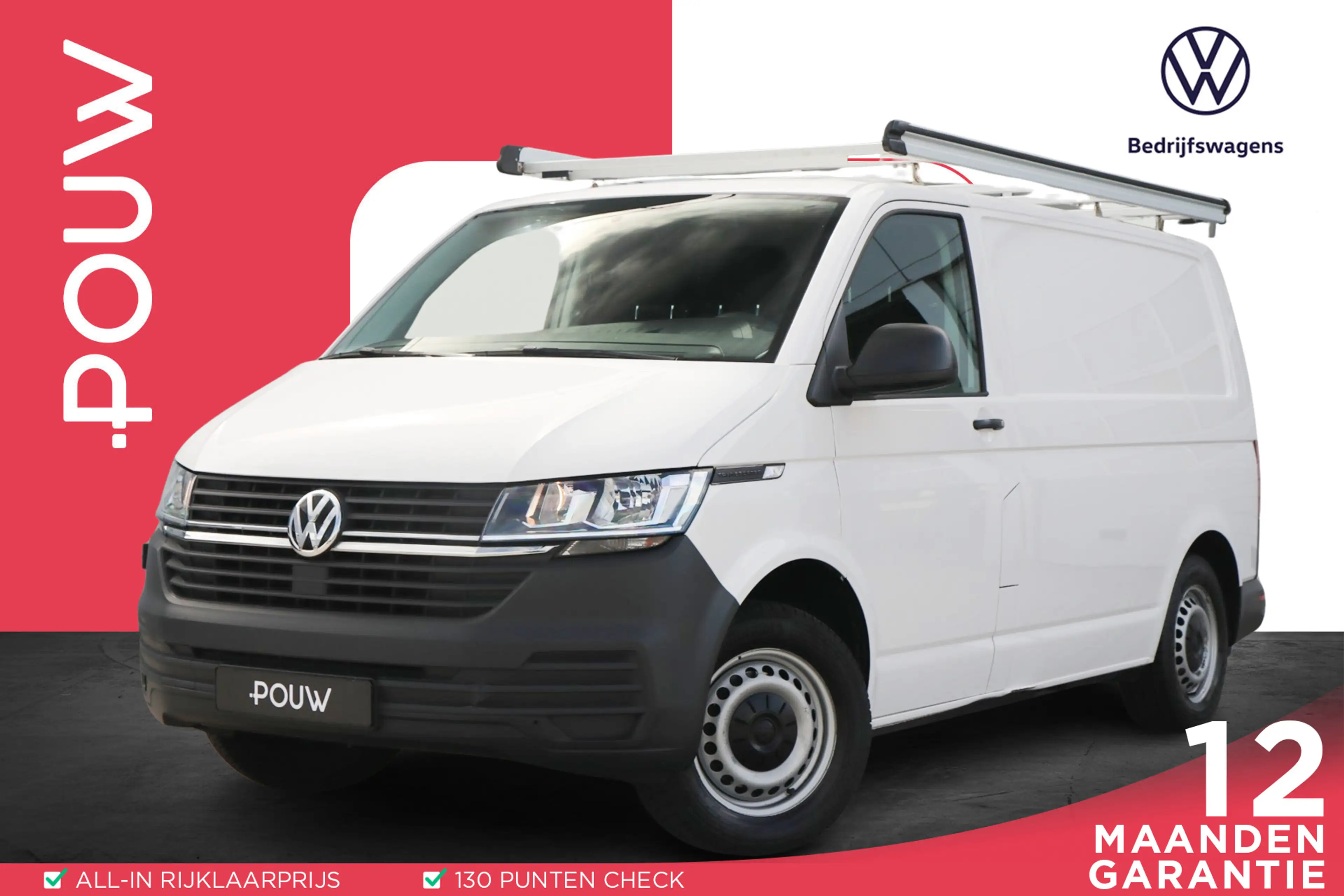 Volkswagen T6.1 Transporter 2.0 TDI 90pk L1H1 28 | Trekhaak | Airco | Bluetoo
