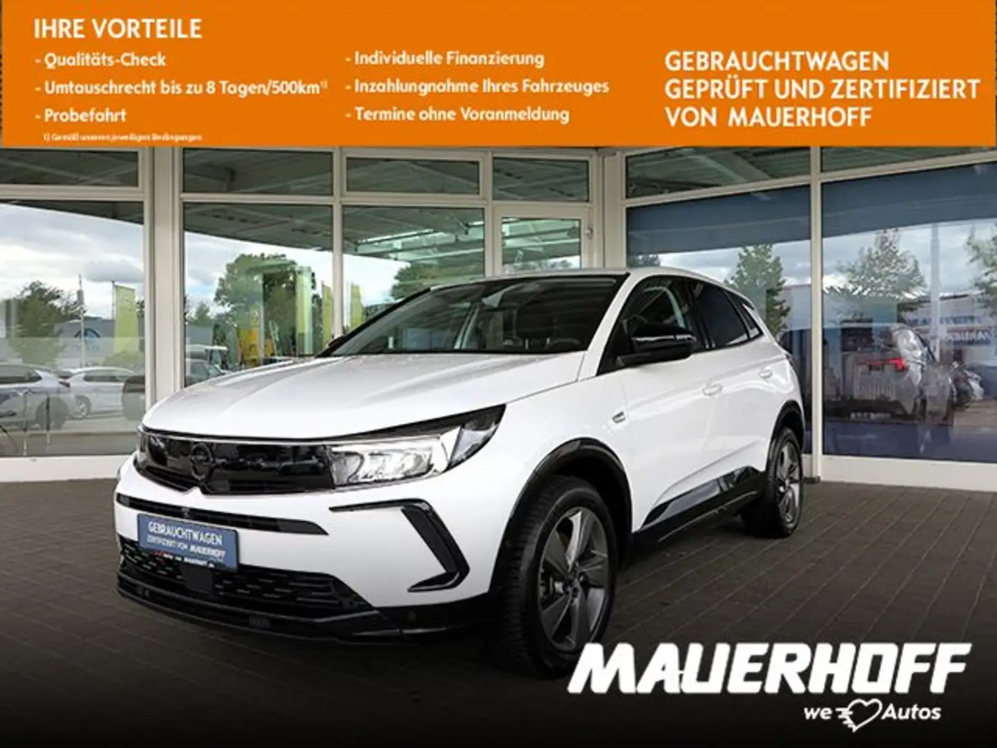 Opel Grandland X Grandland GS | Navi | Kamera | AHK | Winterp | Weiß - 1