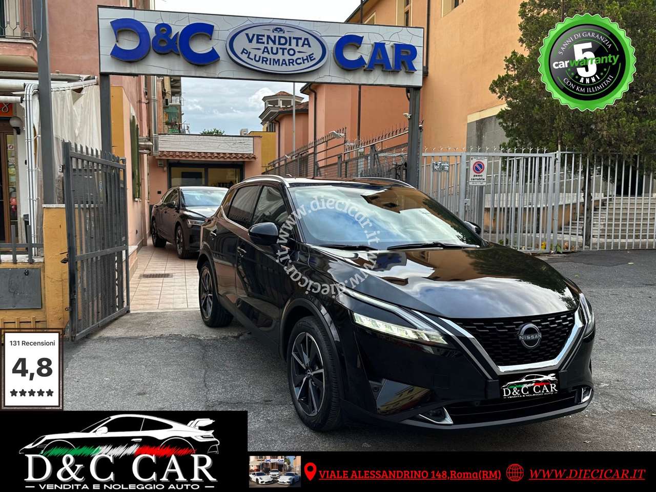 Nissan Qashqai Qashqai 1.3 hybrid Tekna 2wd 140cv PANORAMA UNIPRO