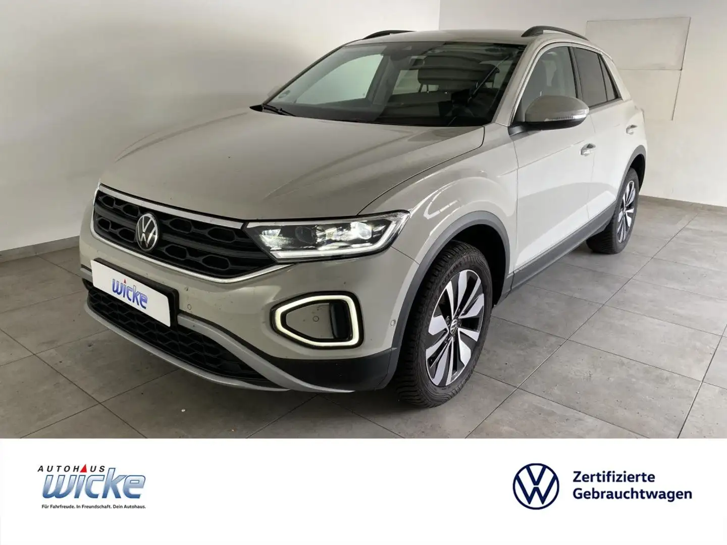 Volkswagen T-Roc 1.5 TSI DSG Move KLIMA APP CONNECT PDC AHK R Grau - 1