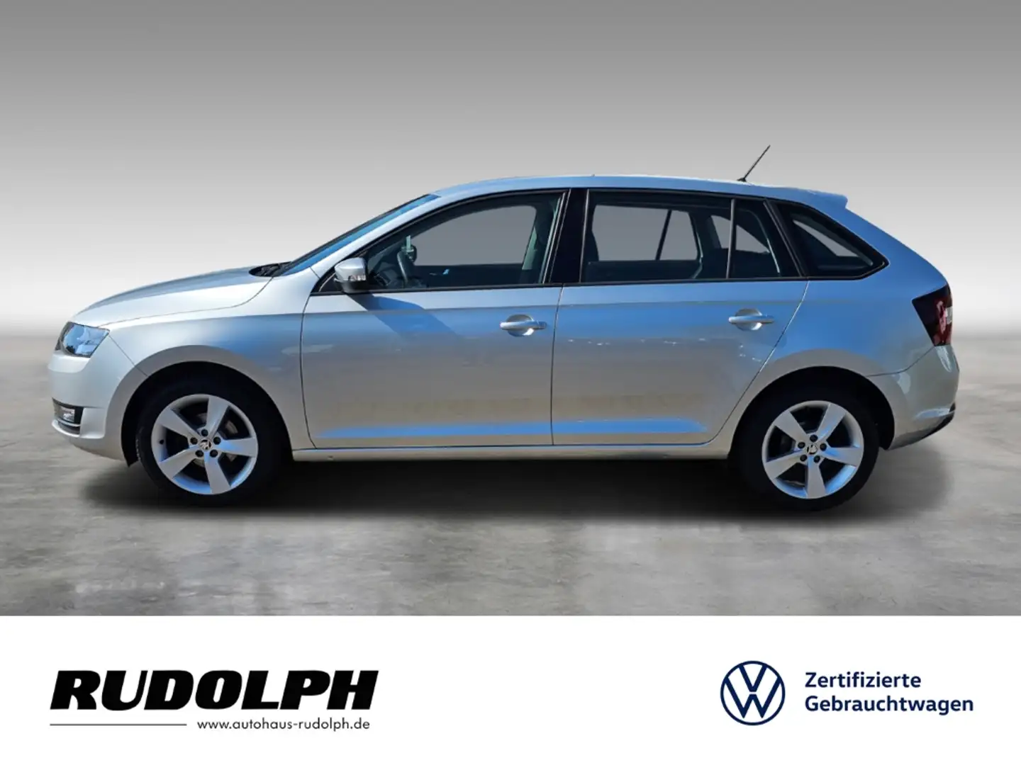 Skoda Rapid/Spaceback Spaceback Cool Edition 1.0 TSI 5-Gang DAB Klima SH Argent - 2