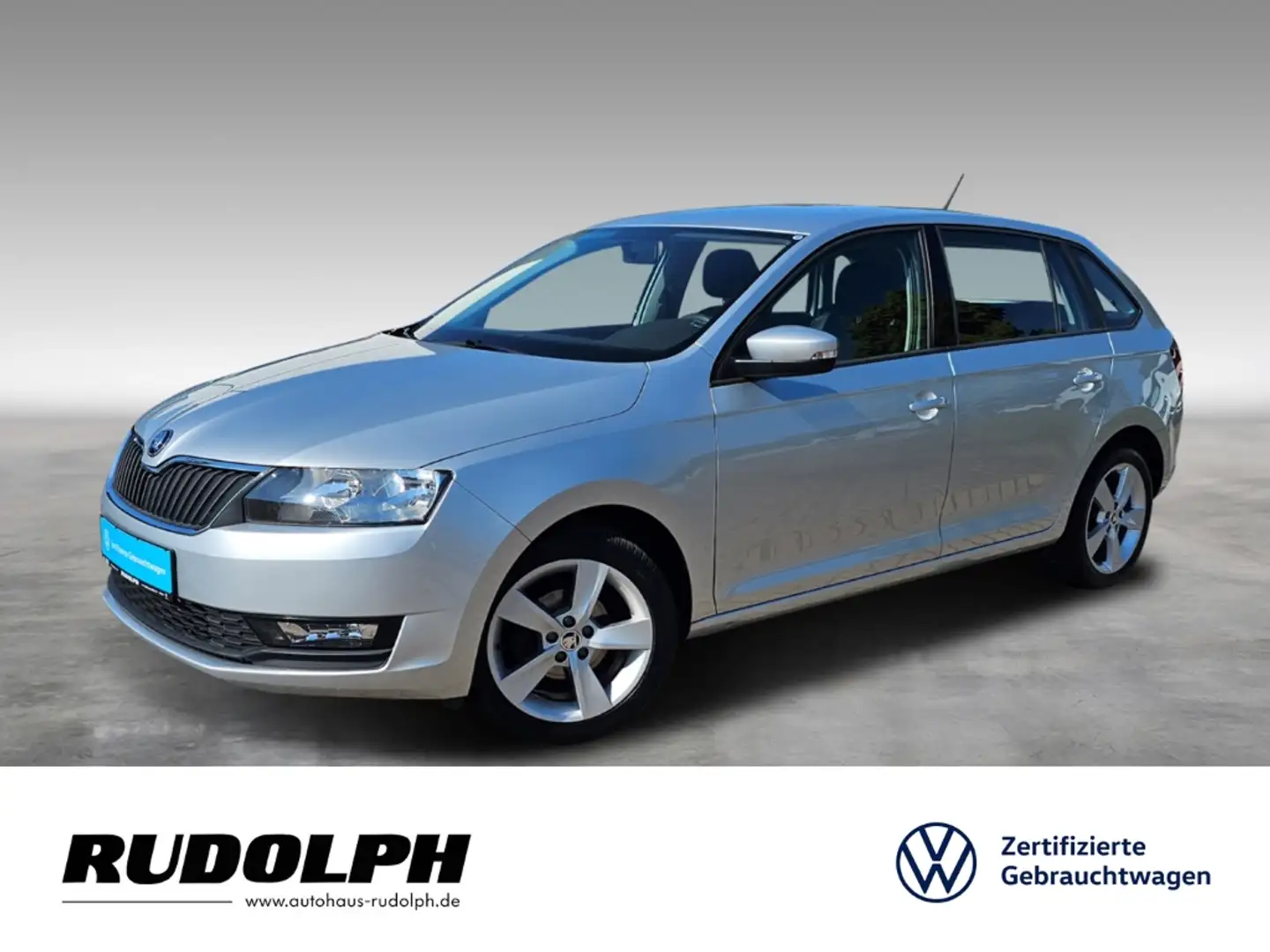 Skoda Rapid/Spaceback Spaceback Cool Edition 1.0 TSI 5-Gang DAB Klima SH Argent - 1