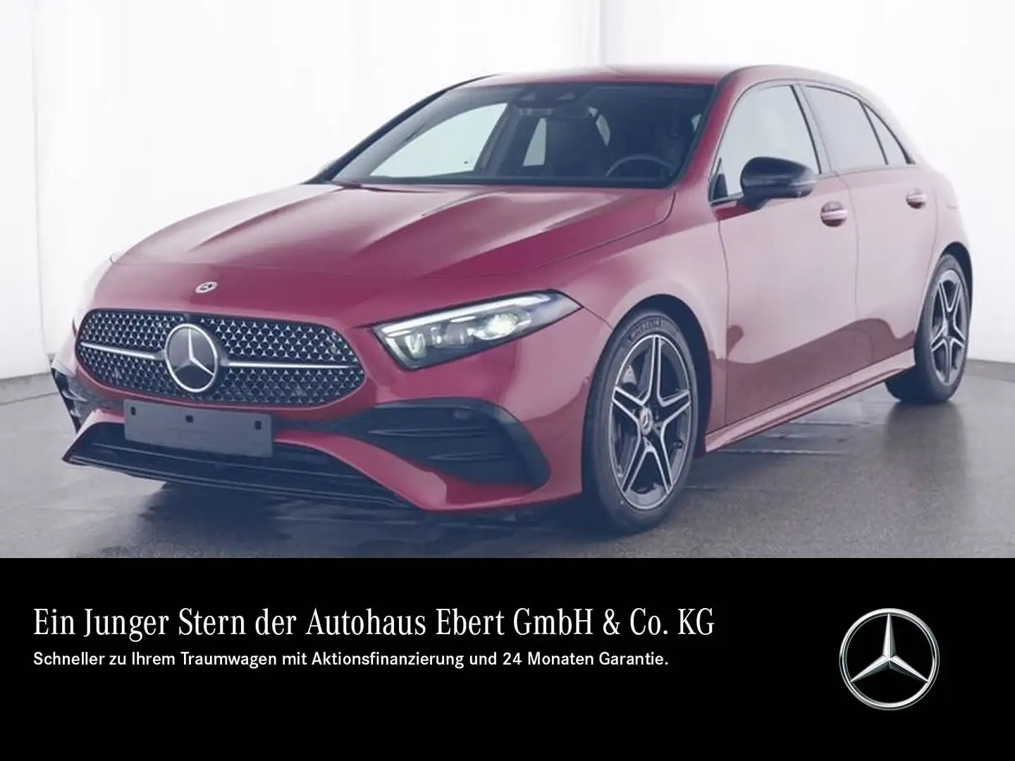 Mercedes-Benz A 250 A250 4M AMG Prem DISTR Memo MLED KeyGo Night DWA Rouge - 1