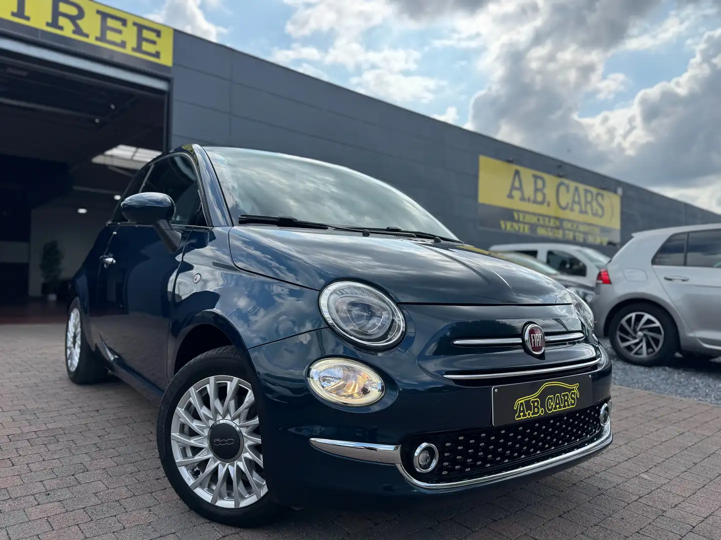 Fiat 500 500 1.2i *GARANTIE 12MOIS*TOIT PANO,GPS,ETC* Синій - 1