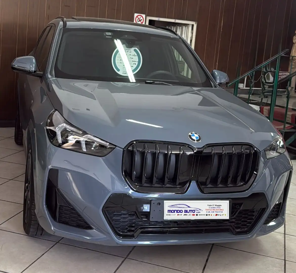 BMW X1 18 d 150 CV S DRIVE AUTO M-SPORT  KMO UFFICIALE Grijs - 2