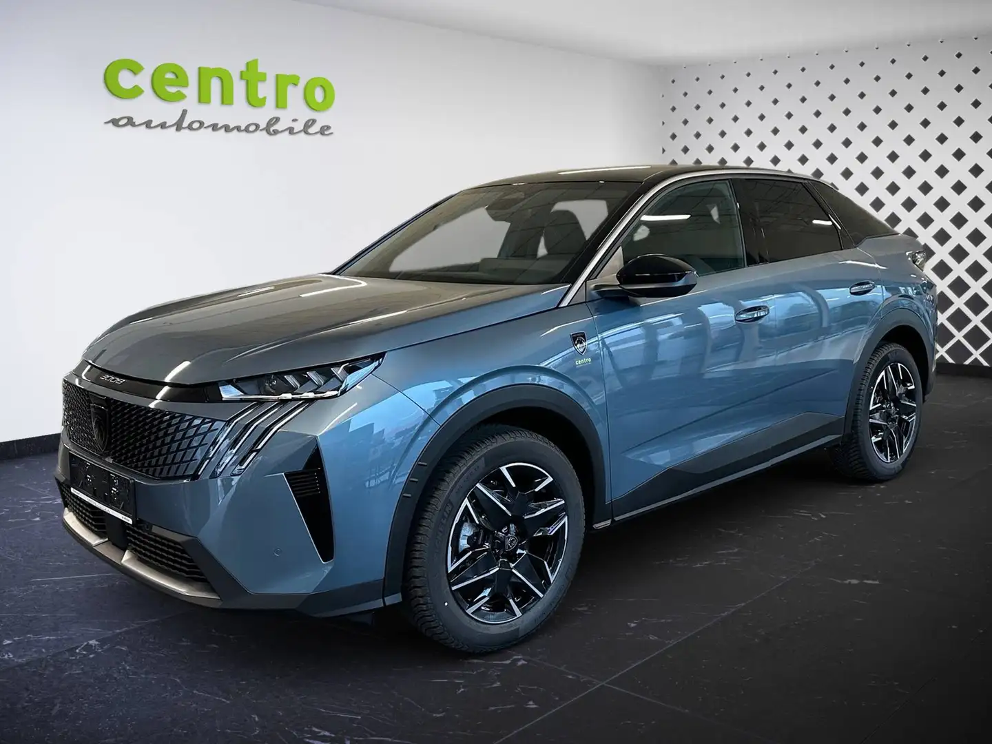 Peugeot 3008 3008 Elektro 210 73kWh GT Focal, Schiebedach, AHK Blau - 2