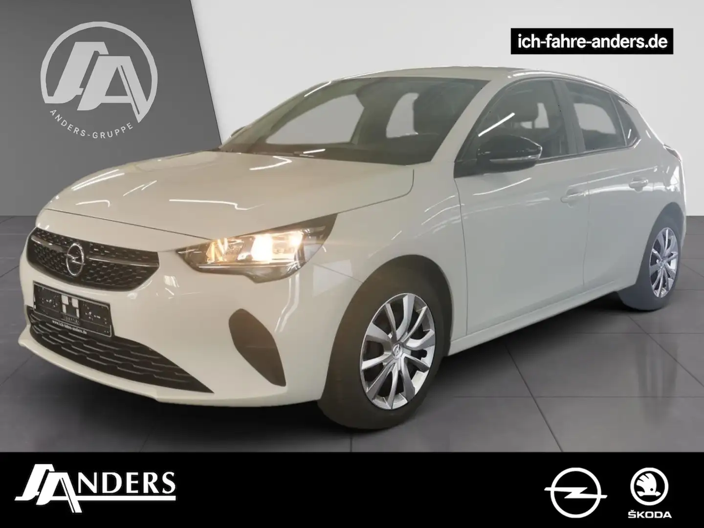 Opel Corsa Edition 1.2 Turbo +SHZ+LM+SoundSys+SpurH Weiß - 1