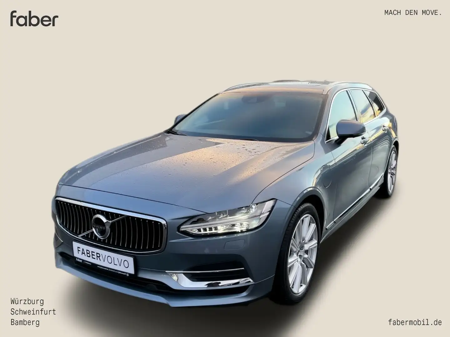 Volvo V90 T8 AWD Inscription Plug-In Hybrid Azul - 1