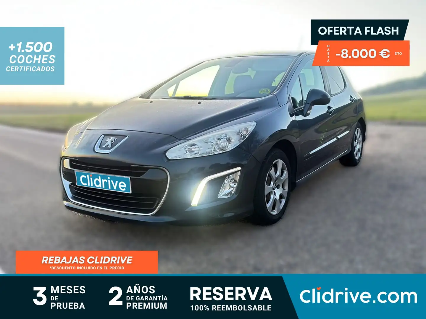 Peugeot 308 1.6HDI FAP Access Negro - 1