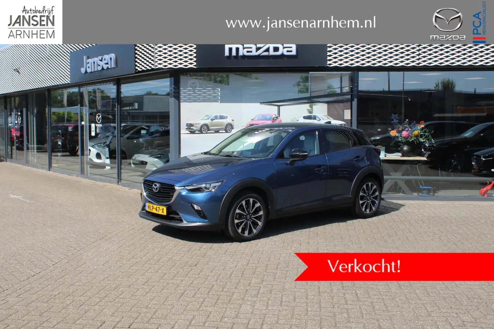 Mazda CX-3 2.0 SkyActiv-G 121 Luxury , Automaat, Trekhaak, Wi Azul - 1