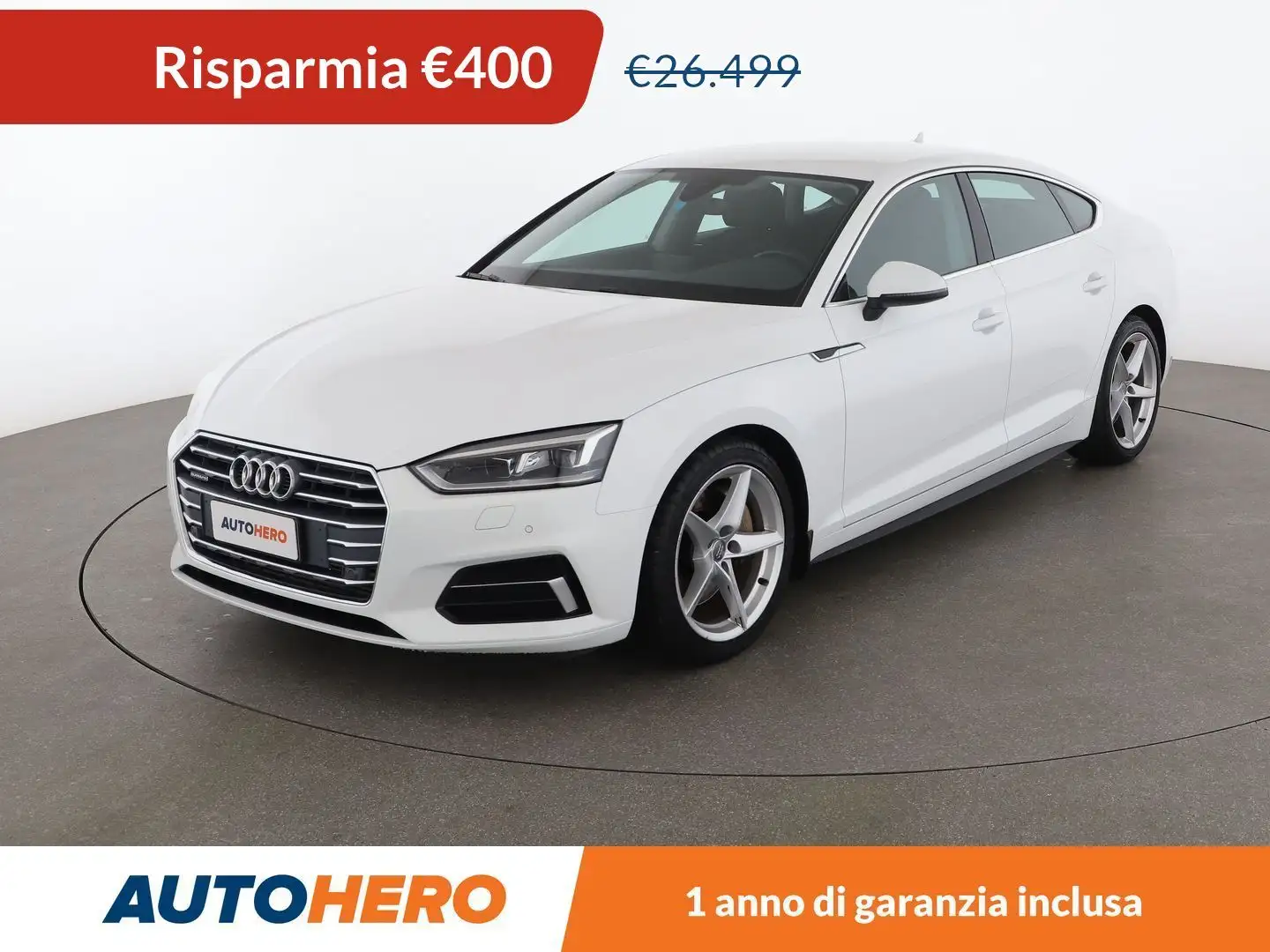 Audi A5 45 TFSI Sport S tronic quattro MHEV Bianco - 1