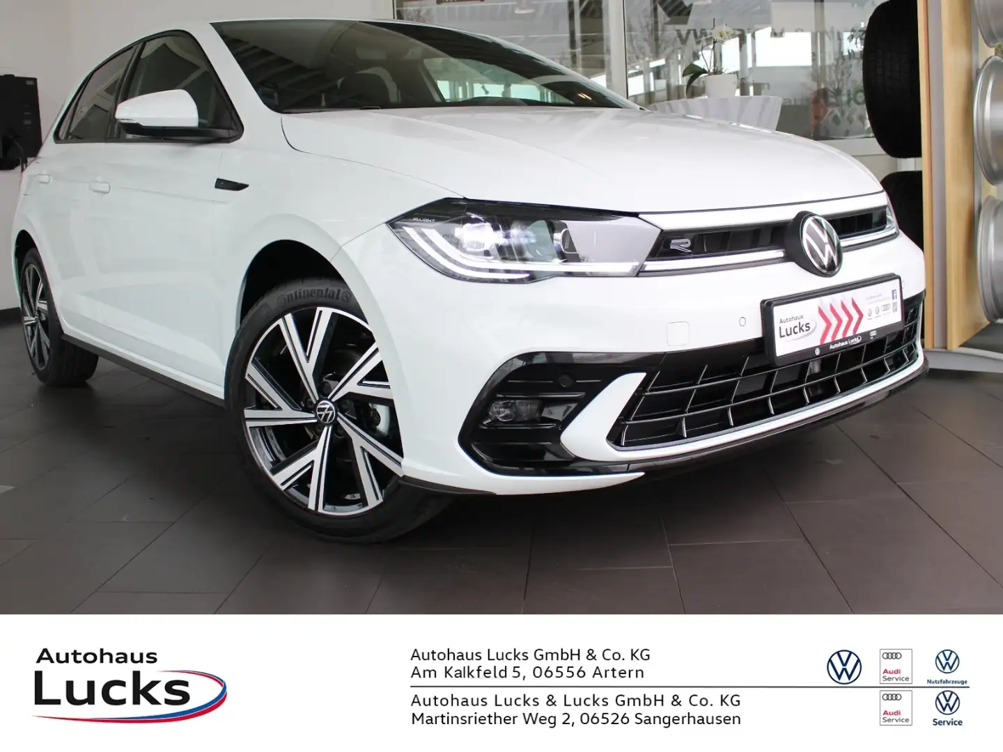 Volkswagen Polo R-Line 1.0 TSI Matrix LED ACC IQ App Blanco - 1