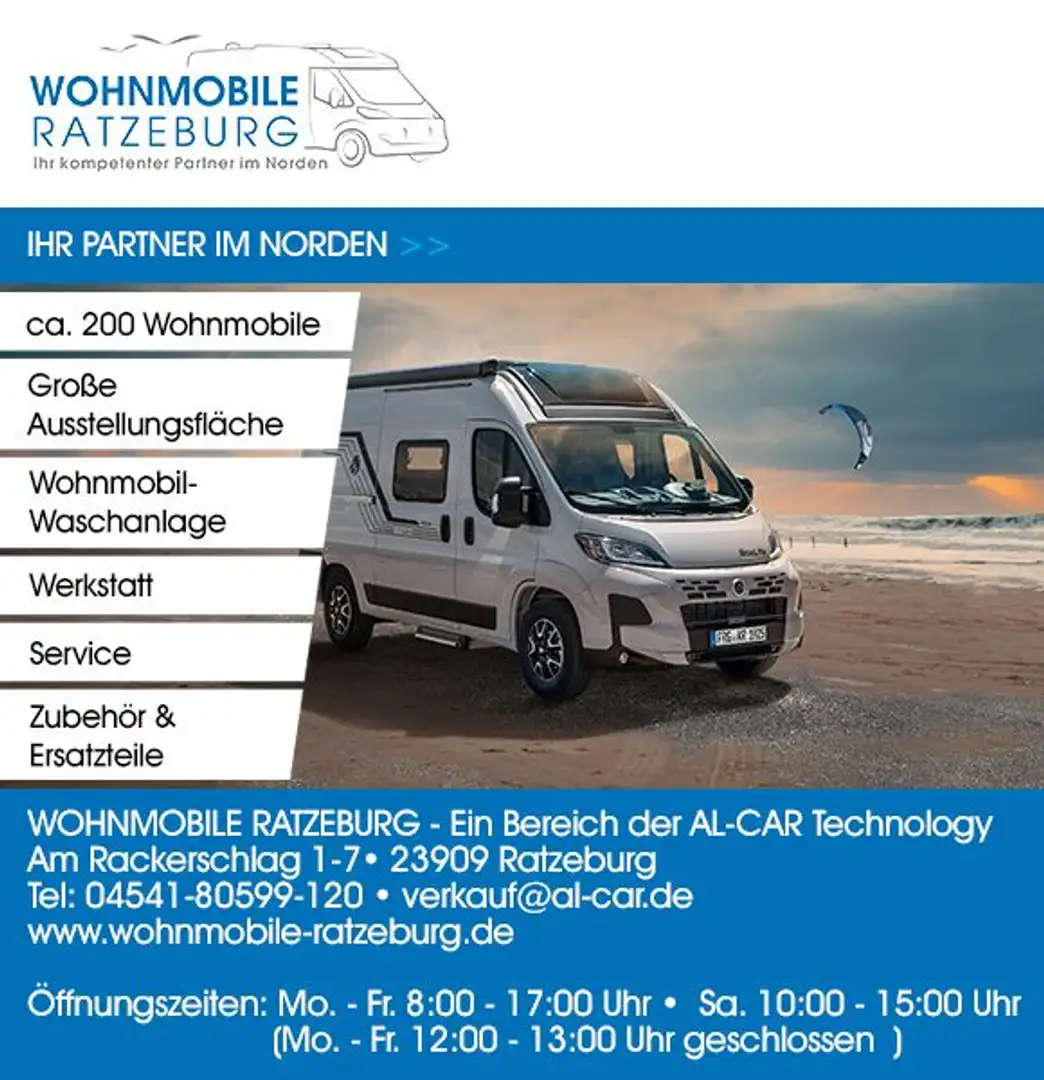 Weinsberg X-CURSION VAN 500 MQ PEPPER - Easy-Move-Bett Blanc - 2
