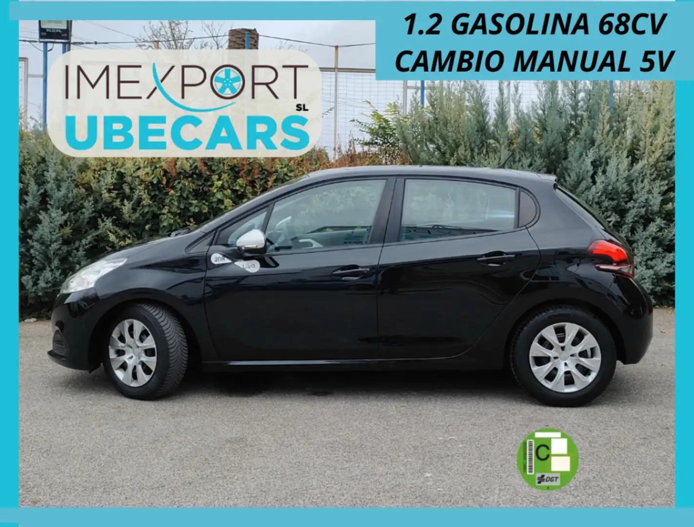 Peugeot 208 1.0 PureTech Access 68 Schwarz - 1