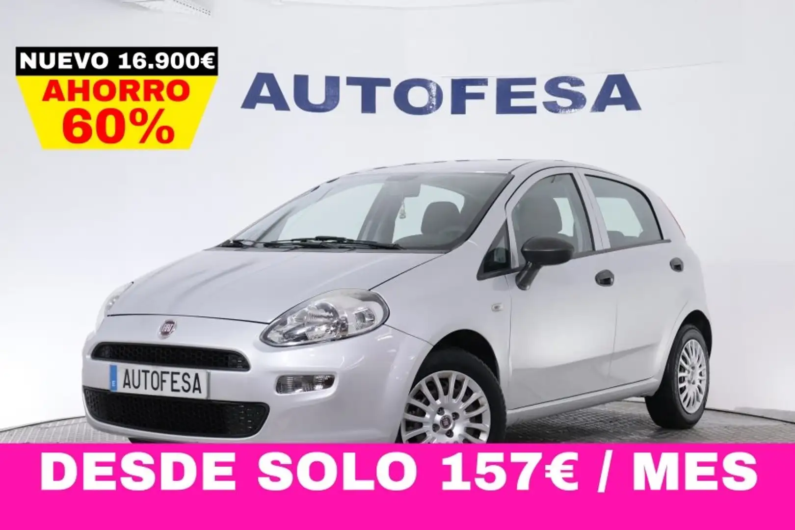Fiat Punto 1.2 Easy 49kW Gris - 1